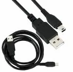 Multy Byte USB 2.0 A Male to 5-Pin Mini-B Male Cable 1.5 Meter - Connect your digital camera, mobile phone, MP3 player, PDA, or external hard drive to your computer.