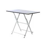 Faburaa Tablista 36x24 One Side Portable and Foldable Table for Home and Office (Dark Brown, 36x24)