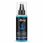 TRIMMERON Ocean Face Wash for Men and Women Brightening & Anti-Pollution, TurboBright Double Action,Acne pimples Face wash, Blackhead Remove Face wash.