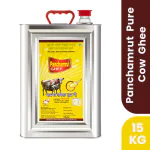 Panchamrut 15KG Pure Cow Ghee | Desi Cow Ghee | 15 KG Tin