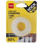 Deli Adhesive Transparent Acrylic Mounting Double Sided Tape for Bonding & Holding, 26cm, Pack of 1