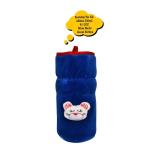 The Little Lookers Bottle Cover for Philips Avent/Wide Neck Feeders Soft Plush Stretchable Baby Feeding Bottle Cover with Easy to Hold Strap (Royal Blue, Wide Neck 240-330ml/8-11OZ)