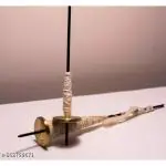 AKS CREATIONS Takli Drop Spindle Top Khadi Cotton Yarn Spinning Metal Tool Gift for Beginners