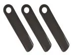 Shoeshine plastic shoe horn 7 inch long (Pack of 3) Small size for travel and home