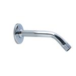 PARRYWARE Wall Mounted Shower Arm (Stainless Steel) | 190 mm |9 inch Long, Round, 60 degree Bend, SS Body | Shower Arm for Over head Shower | For Bathroom | G0132A1