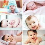Craft Qila Set of 6 Cute baby Poster | Poster for Pregnant Women | HD Baby Wall Poster for Room Decor, CQ08 Multicolour, 12 x 18 Inch