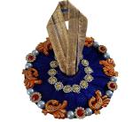 PRABHUVATI FASHION Laddu Gopal ji Designer Dress Handmade Special Dress for Little Krishna ji (Blue, 1 Number)