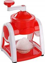 DP FASHION Ice Gola Maker, Manual Ice Crusher, Grinder, Portable Snow Cone Maker, Hand Crank Gola Shaver, Summer Gola Machine, DIY Ice Gola Kit, Shaved Ice, Snow Cone Creator, Maker Machine with 3 Bowl, 1 Glass, 6 Sticks, Hard Bound Plastic ICE Gola Make
