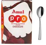Amul Health and Nutrition Drink - Chocolate, 500g Carton + Stainless Spoon