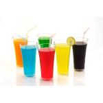 SELEMI Premium Juicy Plastic Transparent Glass Set, ABS Poly Carbonate Unbreakable, Clear, Stylish Glass Juice Glass Beer Glass Wine glass (300 ML), (pack of 12)