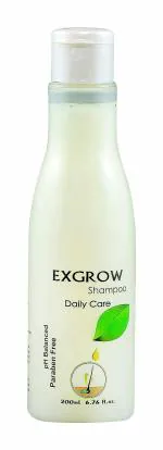 Exgrow Daily Care Shampoo (PH Balanced), 200 ml | Hair Shampoo for Nourishes Scalp & Hair Unisex