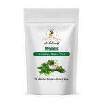 Herb Swift Wax Powder for Hair Removal for Women | Hair Removal Powder with Lemon | Painless Herbal Wax Powder for Hair Removal, All Skin Types Hands, Legs, Underarms, Bikini & Intimate Area 100 GM 1 PCS With Brush (NEEM)