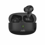 AMS Ultra Series X-9 TWS Wireless Earbuds - Up to 40Hrs Playtime, Bluetooth 5.0, Stereo Audio, Touch Control, Type-C Fast Charging, IPX5, Voice Assistance - Green