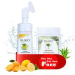 TRUNEXT Buy 1 Get 1 Free Aloe Vera Gel-200 ML+Vitamin C Foaming Face Wash For Brighten Skin-150ML