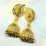 SHEELOVES 22K gold Plated Jhumka Earrings for Women's and Girl's | Drop And Dangle Brass Jhumki Earring | Earrings | Pack of 1