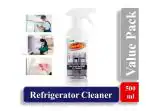 Shinelay Refrigerator & Veggie Cleaner & Deodorizer | Cleaning Liquid Spray For Fridge/Freeze/Freezer Inside | Tough Stains, Germs, Smudges & Grease Remover | Pack of 500 ml