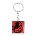 GCT Lord Hanuman | Bajrang Bali (KC-0122) Orange Metal Keychain for Car Bike Men Women Keyring