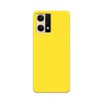 MobiEra Oppo F21 Pro Plain Yellow Color Design Plastic Hard Case Cover