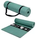 Quick Shel Green Eva Skid Yoga Mat With Strap, 8 Mm