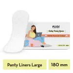 Plush 100% Pure US Cotton Panty Liners - 30 Pcs - Provides All Day Freshness | For Non-Period Days and Spotting | All Vegan & Paraben Free | All Skin Type