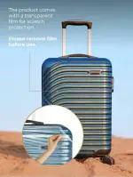 Galisto Benz Printed PC Trolley Set 55 65 75 CMS Cabin and Check-in Luggage