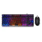 RPM Euro Games Gaming Keyboard and Mouse Combo | Keyboard - 87 Keys, Backlit, Space Saving Design | Mouse - Upto 3200 DPI, 6 Buttons, Rainbox Backlit