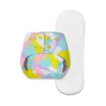 BASIC for Baby- Freesize Swooshes Cloth Diapers for Day Time Use With Dry Feel Insert