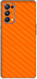 Orgic India Oppo Reno 5 Pro Carbon Orange Mobile Skin
