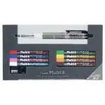 Pentel Multi-8 Mechanical Pencil | Model - PH802ST | For Checking Use | 8 Colours | Tip Size - 2MM
