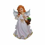 CARPENTA 10648M3 Angel Statue Handmade Polymarble Statue Angel Home Decor Showpiece - 24cm X 21cm X 39 cm