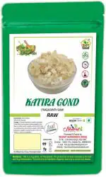 Bhpi Bharat Katira Gond Raw 200gm | Tragacanth Gum | Kathila Gum | Kathila Gond | Dink Katora | Gaund Kani | Gum Edible for Cough