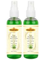 Khadi Herbal Mint & Cucumber Herbal Face Freshner (100ml) Pack Of 2