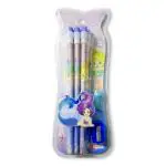 Festiko Set of 12 Pcs Ocean Princess Pencil Eraser Set D, Mermaid Theme Stationery Set, Birthday Return Gifts for Kids