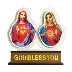 Sk Craft Multicolor Wood Jesus Christ Statue