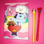 Cheyenne Pink BTS Regular Diary Paper 125 Pages (Pack of 3)