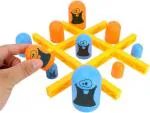 Pluspicks Gobble Board Game| Tic Tac Toe Game| Children's Educational |Puzzle Game Toy Toys| Parent-child Early Education| Family Interactive 3d Board Game | Learning Toys for for Kids 5 Years | Strategy Games | Games for Adults | Kids Development
