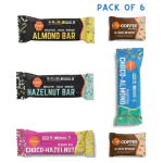 9GRAMS Protein Bar Super Saver Combo, 6 in 1 pack| 9 gm protein | Healthy Snack | No added sugar & No preservatives