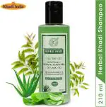 Herbal Khadi Neem Aloevera Herbal Shampoo (No Sulphate, Paraben) Anti Dandruff/Anti Fungual, Scalp Healer Hair fall Control 210 ml (Pack of 1)
