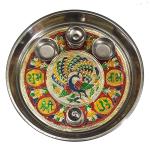 Generic Peacock Art Aarti Pooja Thali Set