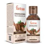 Fantraa Energizing Coffee Face & Body Scrub for Deep Cleansing, Exfoliate & Nourishes, 75g