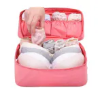 WEEL ZONE Women Travel Bra Underwear Lingerie Organizer Bag cosmetic pouch Toiletry Bag Storage Bag