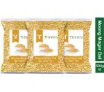 Trinetra Moong Dal 1500 g (500g X 3 Pack) Moong Mogar Dal