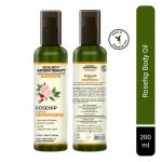Keya Seth Aromatherapy Rosehip Body Oil Non-Sticky & Quick Absorbing I Glowing & Ageing Skin Reduces Stretch Marks, Scars, Uneven Skin Tone 200ml