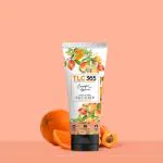 TLC 365 Orange & Apricot Exfoliating Face Scrub: Gentle Exfoliation for Fresh, Radiant Skin | Deep Hydration, Lightens Tan, Unclogs Pore | 100ml