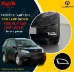 FALCON CAR FOG LAMP COVER/GARNISH CHROME FOR XUV 500 2011-2014