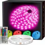 Gesto 5 Meter LED Strip Lights with Adaptor Remote Control 300 Led Waterproof Strip Light LED Lights