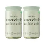 Mapro Snackery Butter Classic Cookie Coin 198g | A2 Butter Only | No Vegetable Fat | Eggless | Bitesize | No Artificial Colour & Flavours | No Added Preservatives | Individually wrapped | Pack of 2