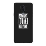 GADGETSWRAP Printed Vinyl Skin Sticker for LG G7 - STRAIGHT OUTTA HARYANA