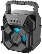 Glarixa Black Wireless Lz-3101 Ws-01 Speaker With Led Light & Carry Handle-Travel