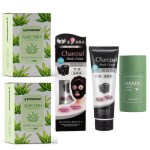 EXTRAPOSH ALOEVERA SOAP+ GREEN TEA MSK+ CHARCOAL MASK(COMBO OF 4)